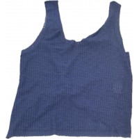 REGATA TRINYS ENTRELAÇADA CROPPED - AZUL MARINHO